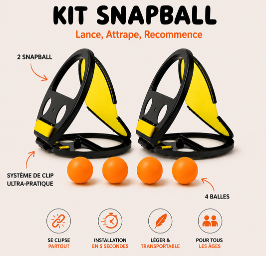 SnapBall™ - Lance, Attrape, Recommence